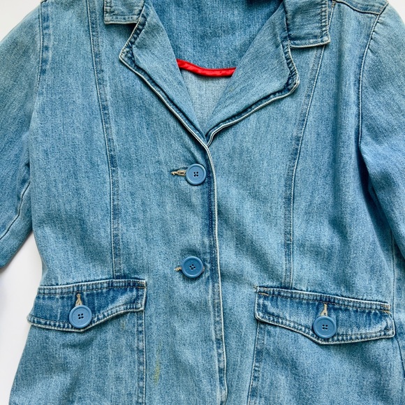 Bill Blass vintage Denim Jacket - Picture 2 of 6